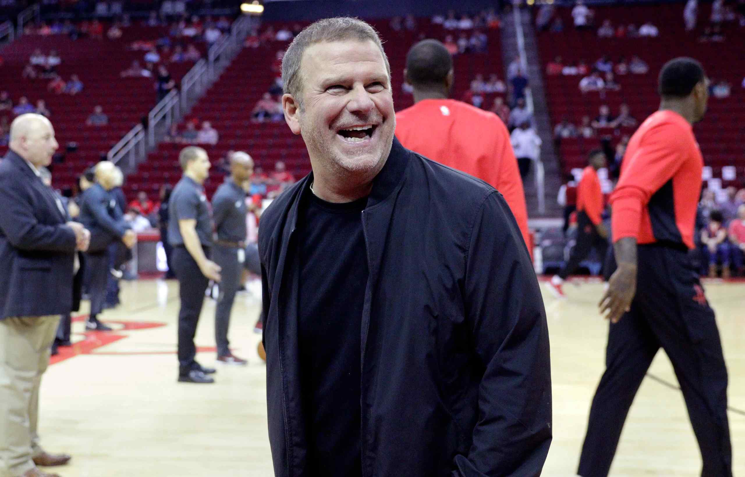 Tilman Fertitta pictured at a basketball game.